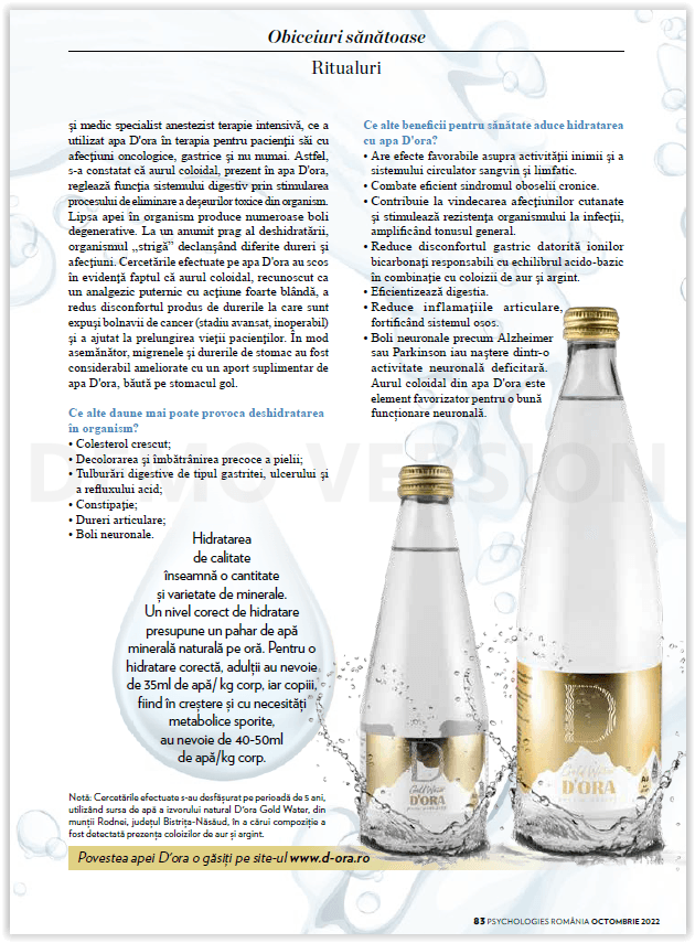 Revista Psychologies - Hidratarea - Pagina 2