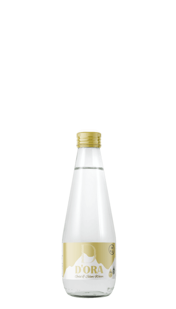 Apa D'ORA cu Aur & Argint Coloidal, sticlă 330 ml
