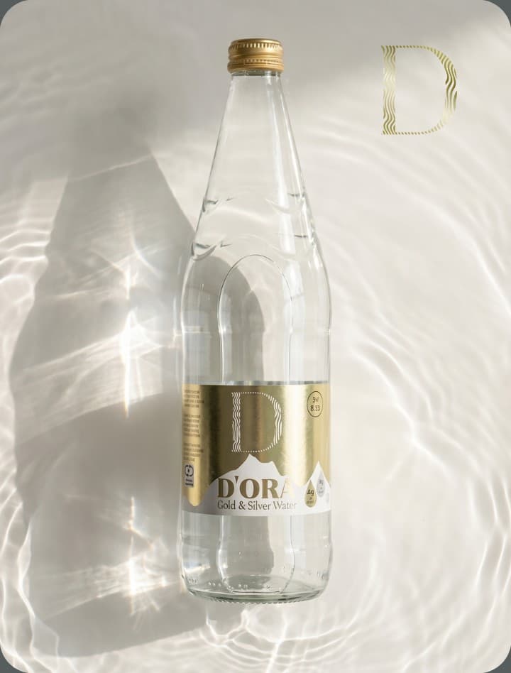 D'ORA - sticla cu apa alcalina